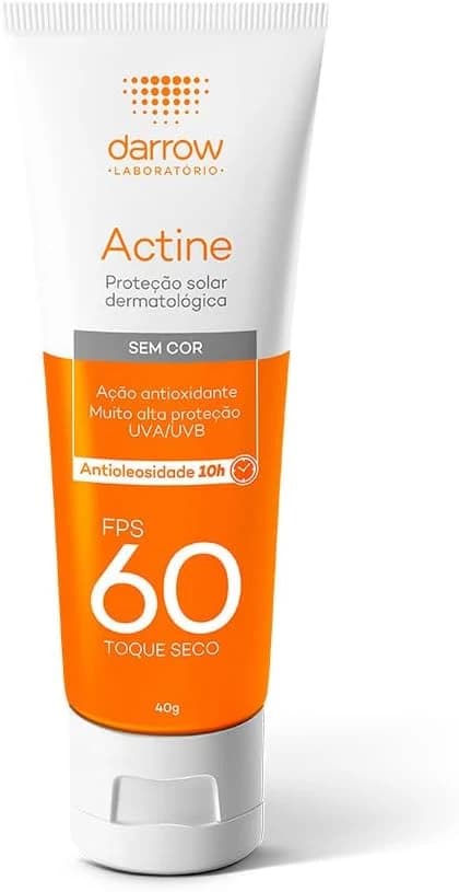 Darrow Actine Protetor Solar Dermatológico FPS 60, 40g