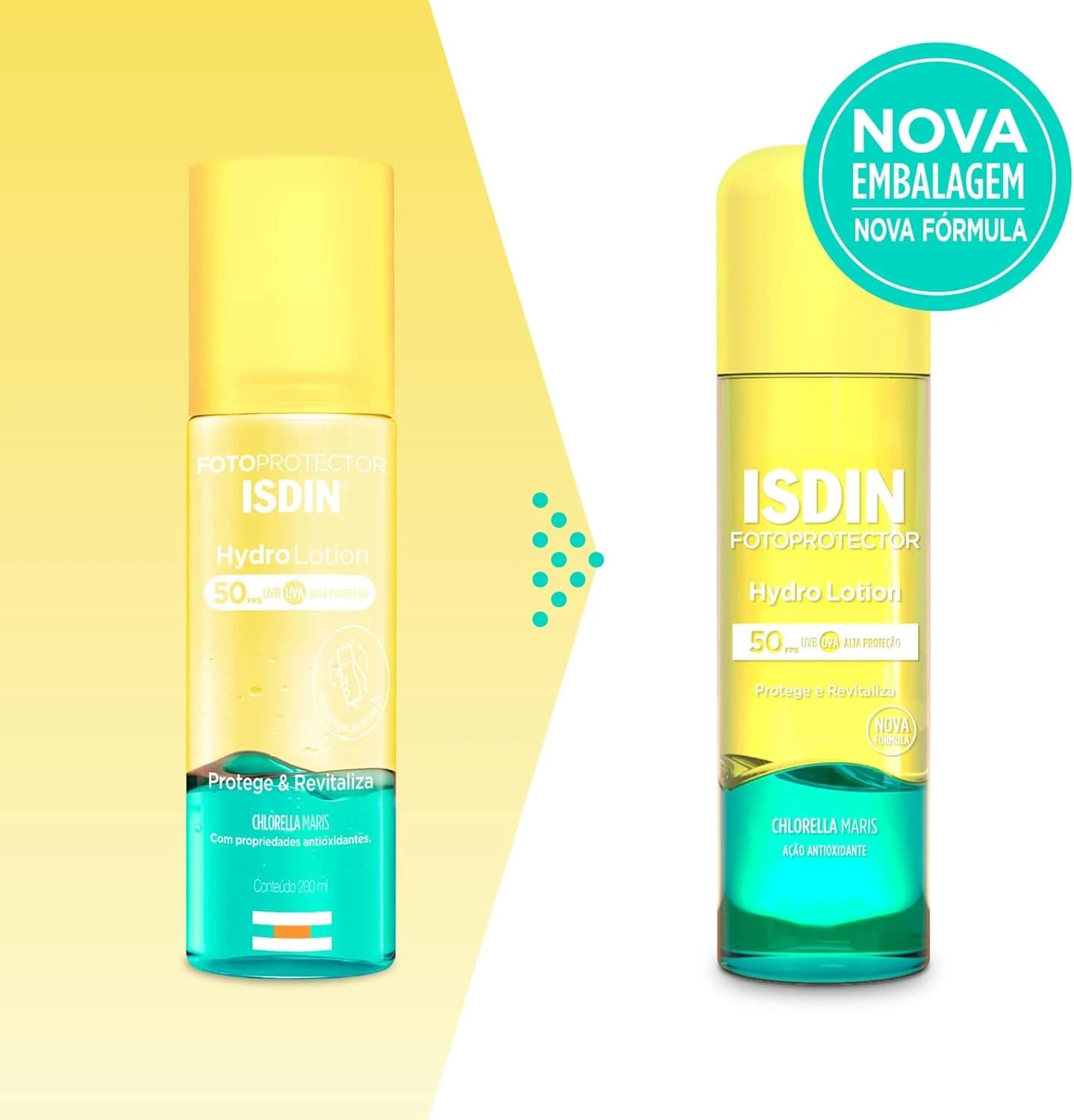 ISDIN Protetor Solar Corporal Bifásico Hydrolotion