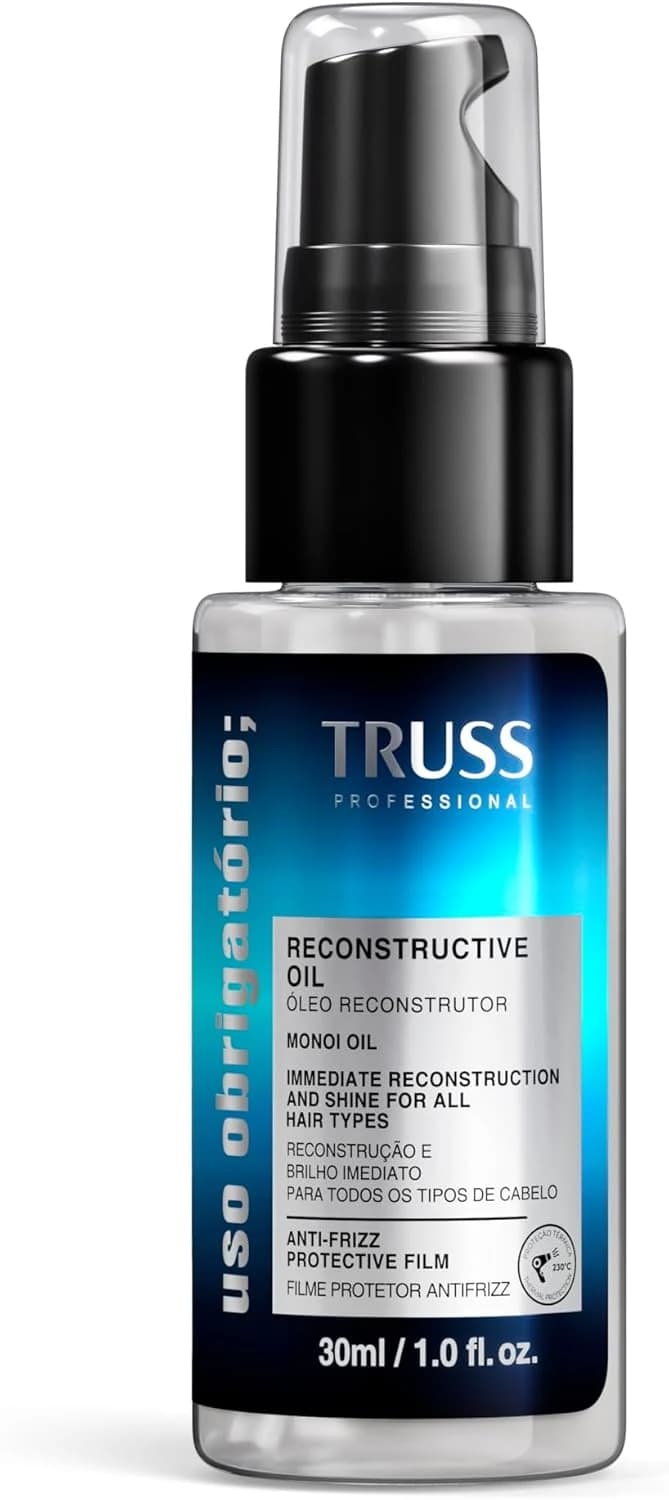 Truss Óleo Reconstrutor Uso Obrigatório | Tratamento Capilar | 30ml