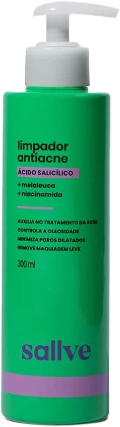 Limpador Facial Antiacne Sallve 300ml