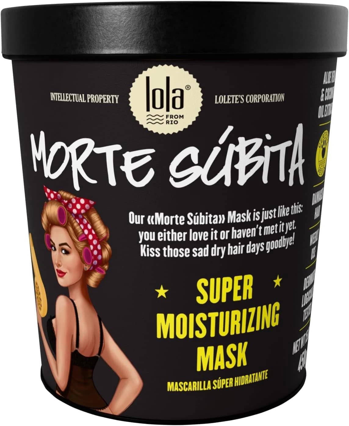 Morte Súbita Máscara Super Hidratante 450g , Lola Cosmetics
